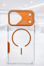 Metal Clear Case With Magsafe For iPhone