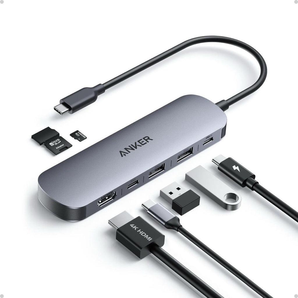 Anker Nano USB-C Hub (7-in-1, 4K HDMI) | A83D20A1