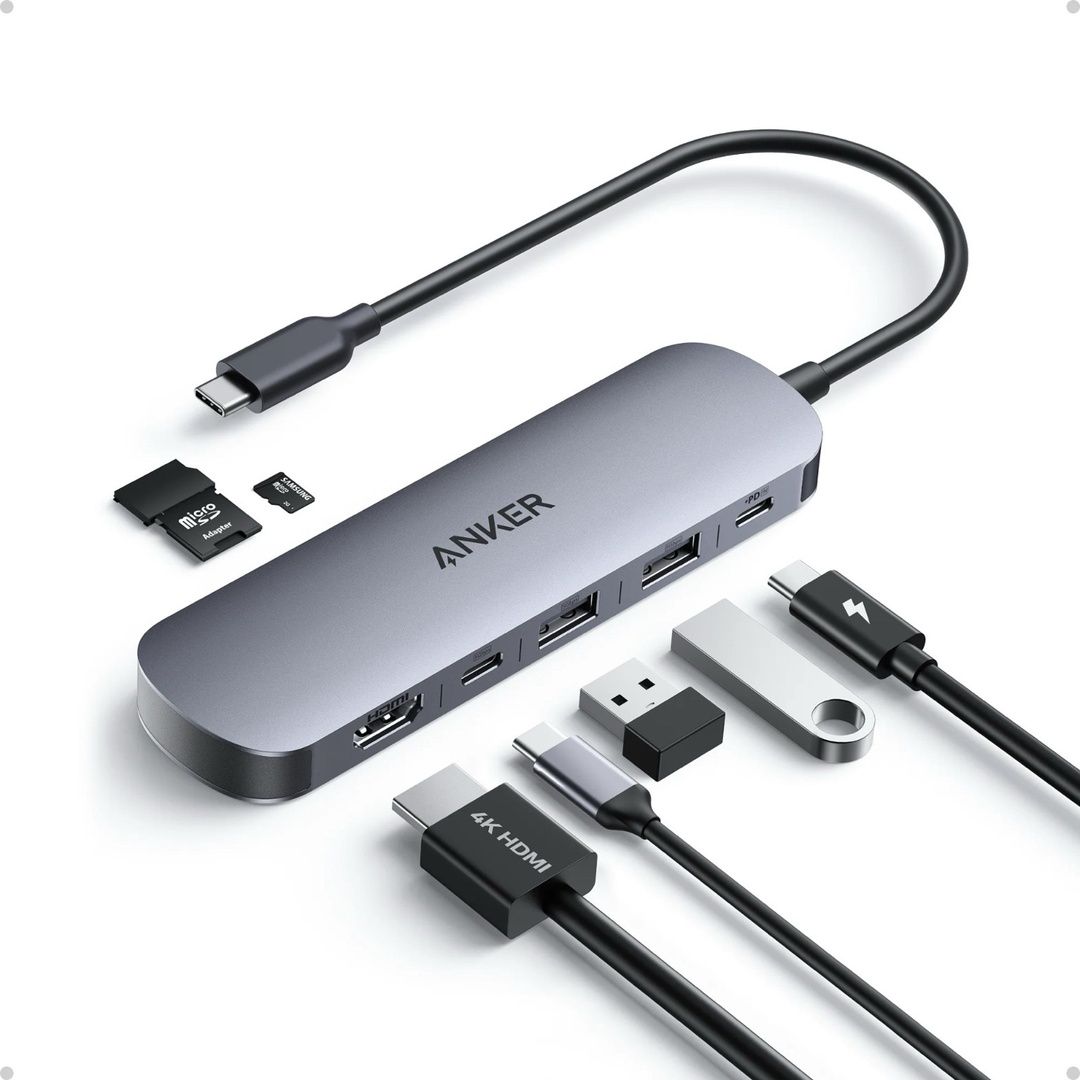 Anker Nano USB-C Hub (7-in-1, 4K HDMI) | A83D20A1