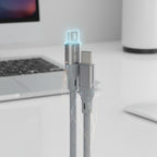 GREEN GE-C085 Magnetic Cable 65W type-c to type c Titanium | 1 year warranty