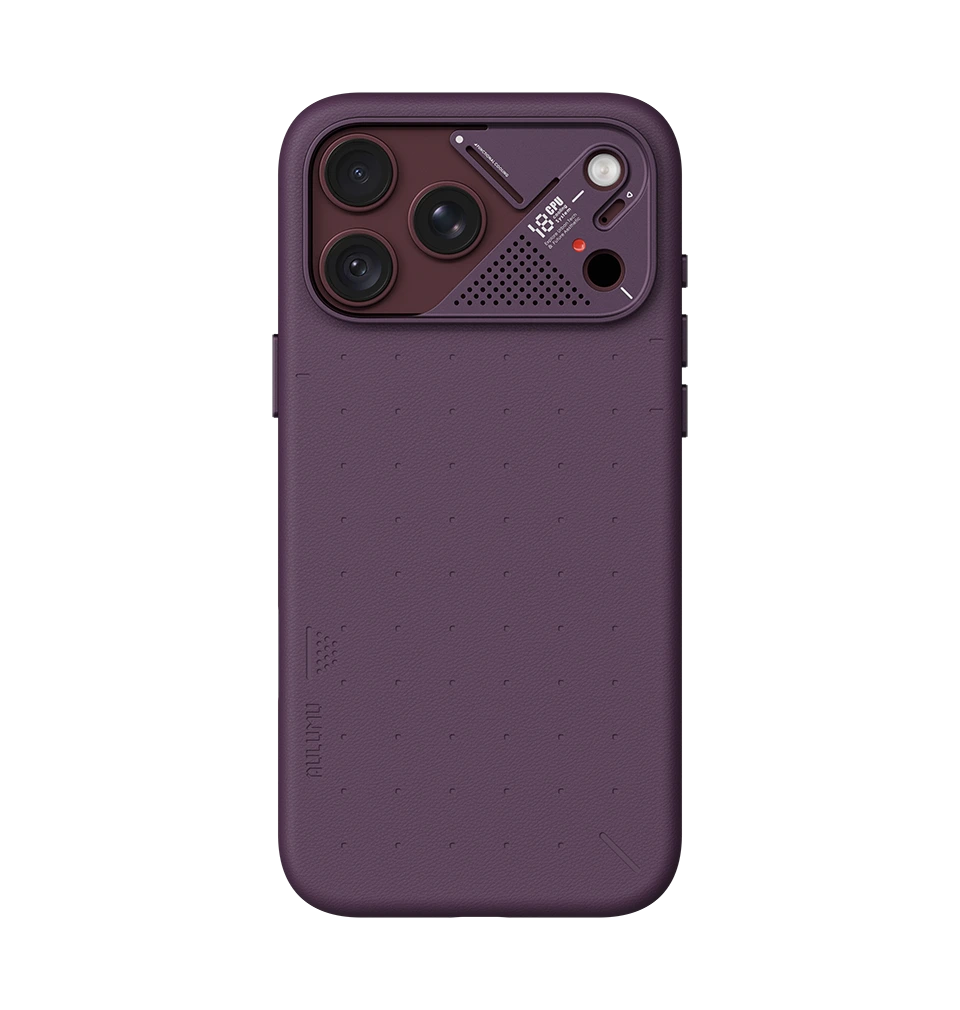 AULUMU A18 Particle Vegan Leather Case for iPhone 18 Pro / Pro Max – MagSafe