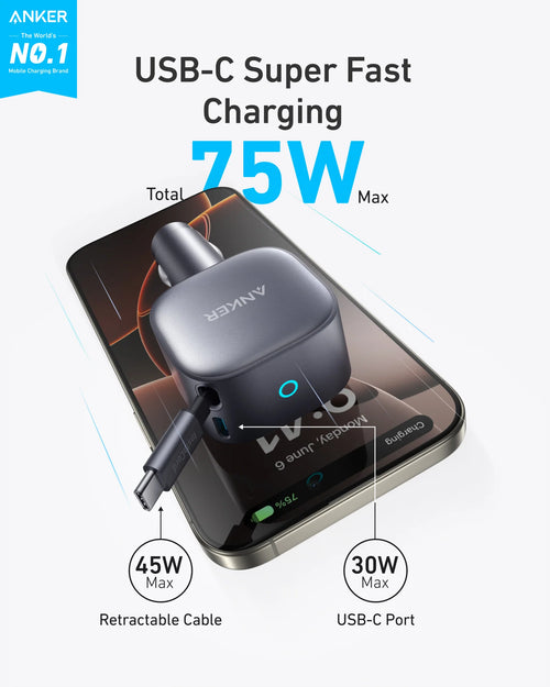Anker Nano 75W Car Charger | A2738