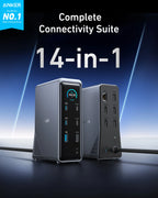 محطة شحن أنكر برايم (14 في 1، شاشة مزدوجة، 160 واط) | A83B61A1