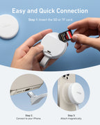 Anker MagGo USB-C Adapter (3-in-1, 10Gbps, For iPhone) | A83D1H21