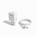 شاحن GREEN فائق السرعة بتقنية VOOC بقوة 80 واط مع كابل - أبيض