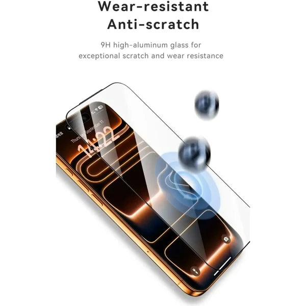 Lanex HD Tempered Glass Screen Protector for iPhone 17 Pro Max – 9H Clear