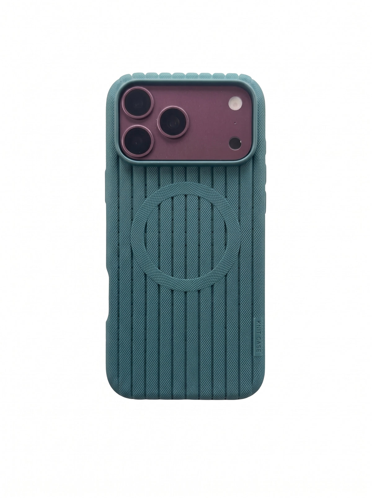 Knit Texture Magnetic Case with MagSafe for iPhone – Camera Protection