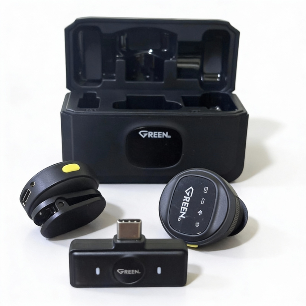 Green GM-103 2-in-1 Wireless Microphone | 1 year warranty