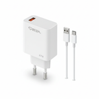 GREEN Super Fast Charger 67W With Cable 1M - White