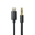 GREEN 3.5MM to Lightning Audio Cable Black | 1 year warranty