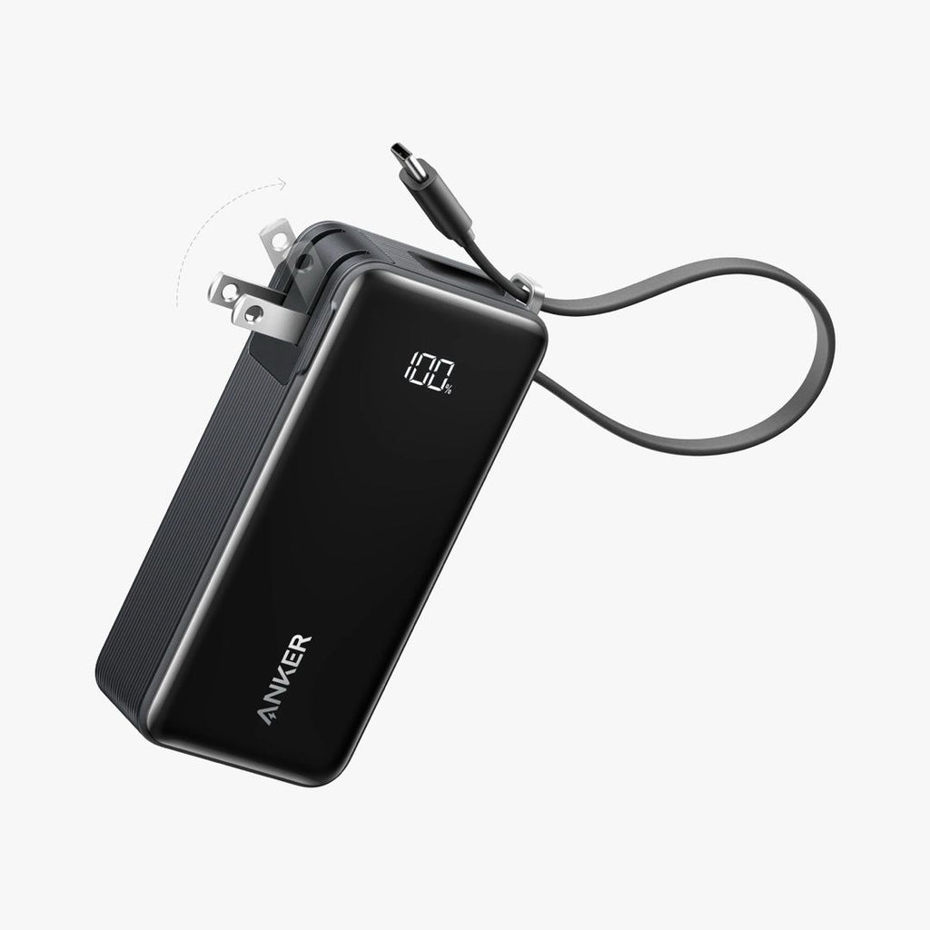Anker Power Bank (10K, Fusion, Built-In Cable) | A1637111