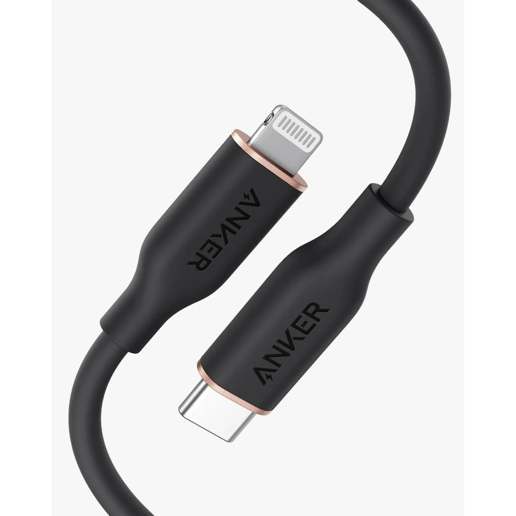 Anker 641 USB-C to Lightning Cable (Flow, 3 ft Silicone) | A8662011