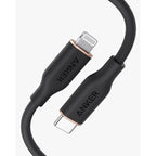 Anker 641 USB-C to Lightning Cable (Flow, 3 ft Silicone) | A8662011