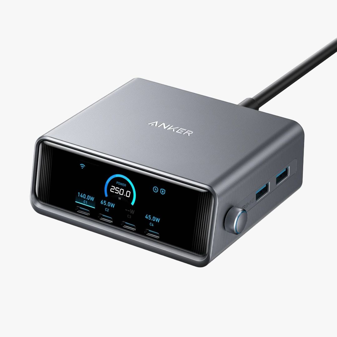 Anker Prime Charger (250W, 6 Ports, GaNPrime) | A2345641