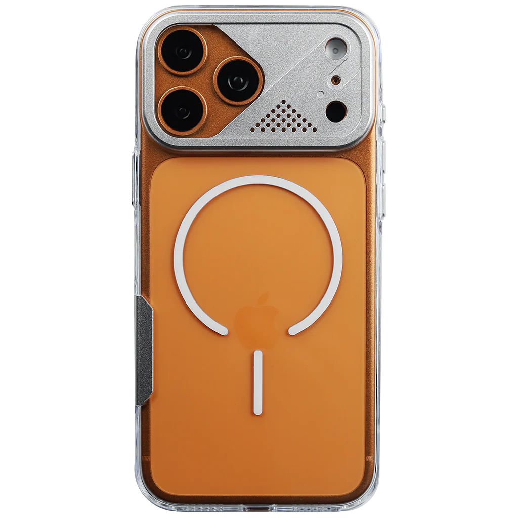 Metal Clear Case With Magsafe For iPhone