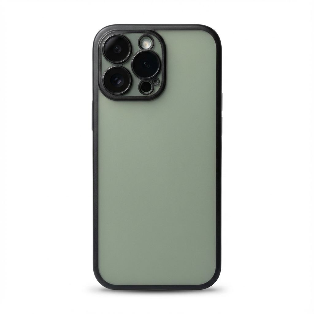 Color Frame Case With Camera Lens Protection