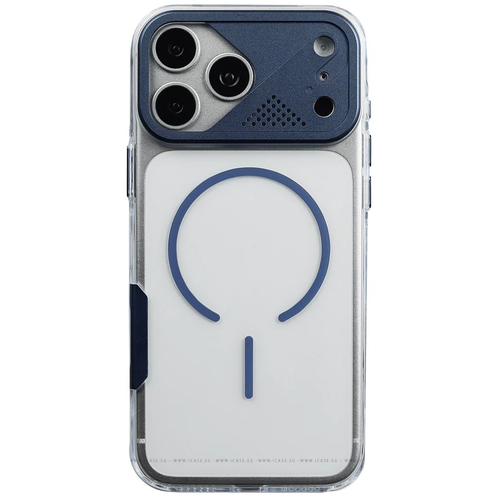 Metal Clear Case With Magsafe For iPhone
