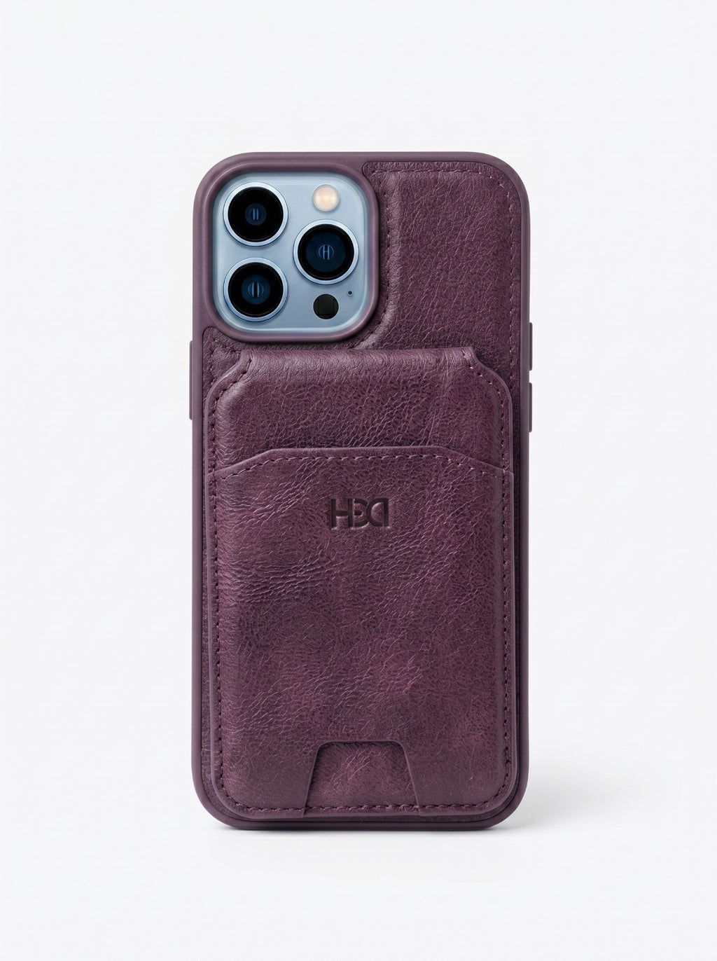 Leather case with wallet and Mag Safe