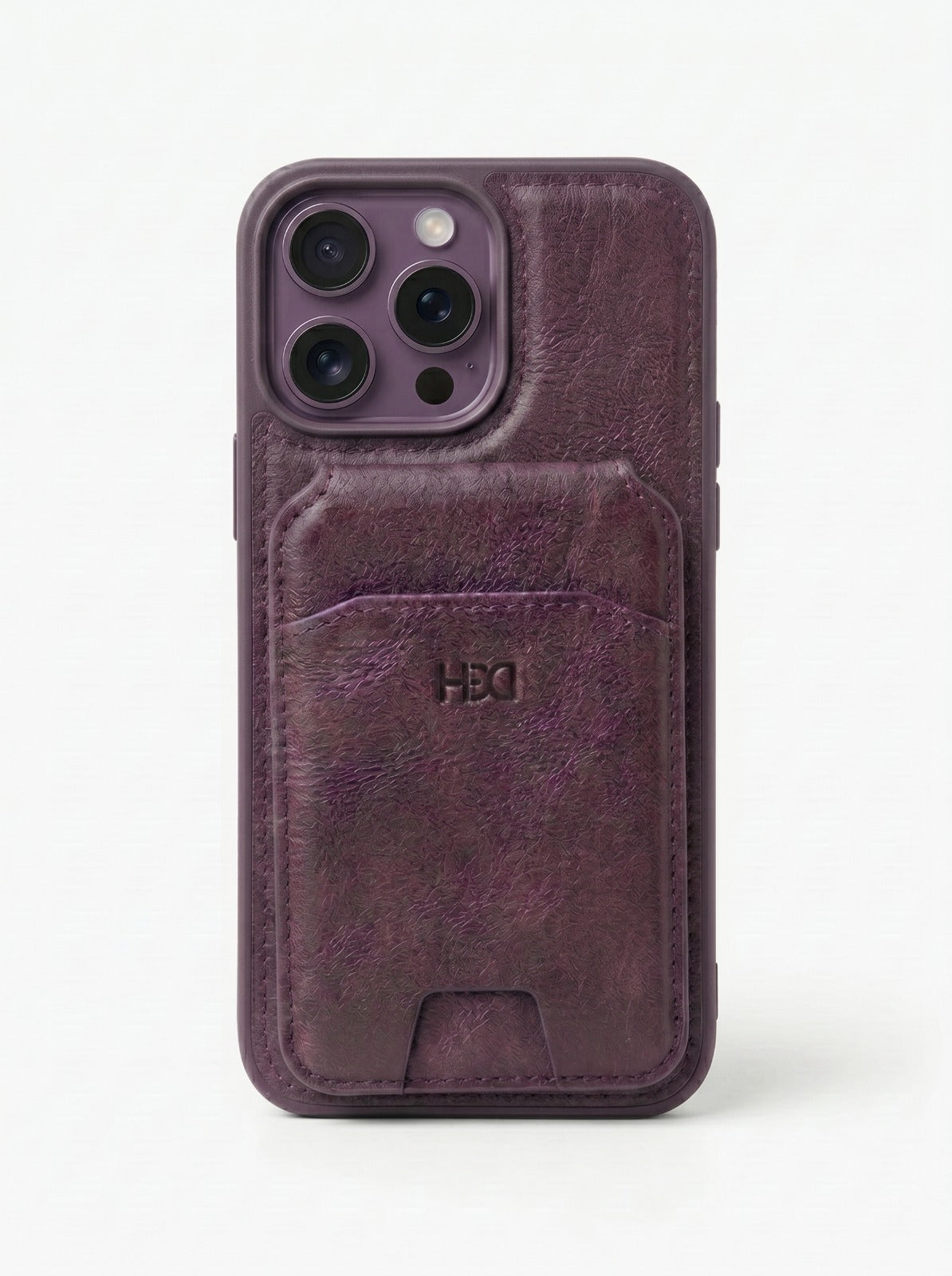 Leather case with wallet and Mag Safe