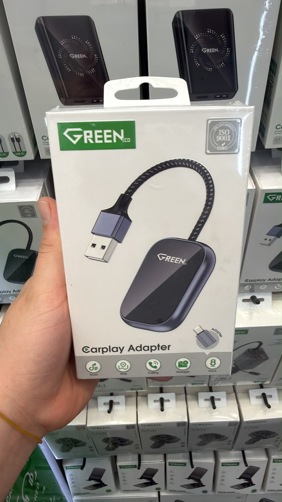 Green Carplay Adapter - 12 Month Warranty