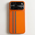 Silicone case with a leather blend