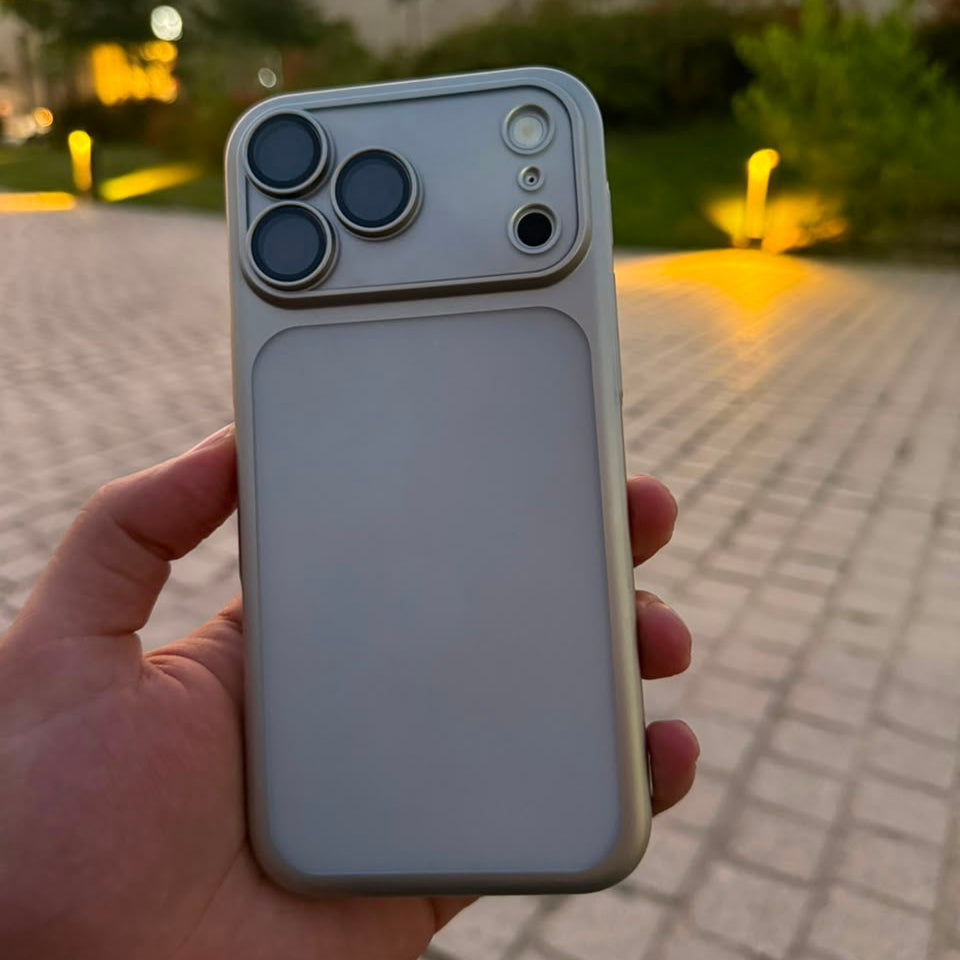 Color Frame Case With Camera Lens Protection