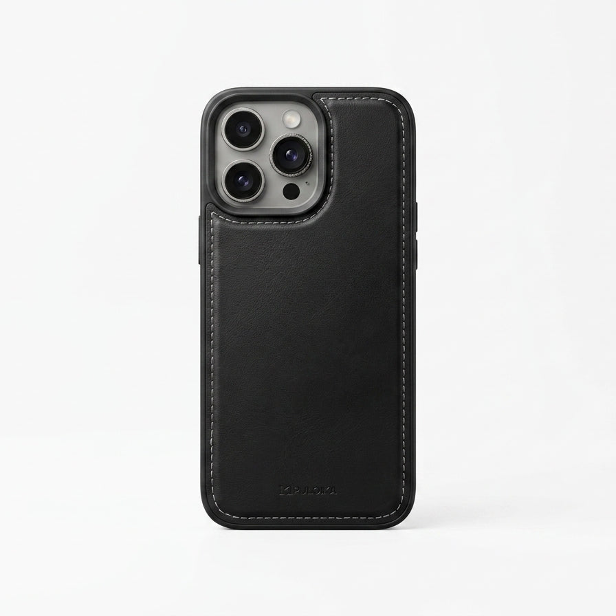 Front and back cover with an internal wallet