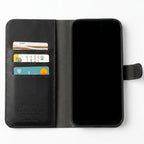 Front and back cover with an internal wallet