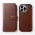 Front and back cover with an internal wallet