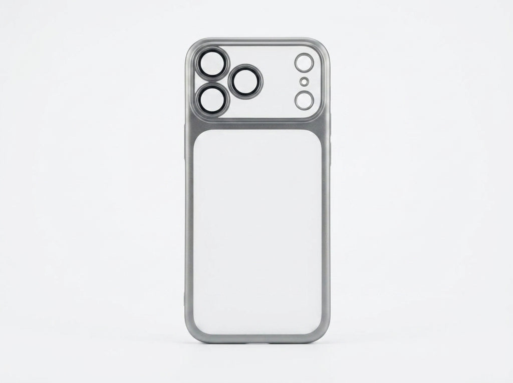 Color Frame Case With Camera Lens Protection