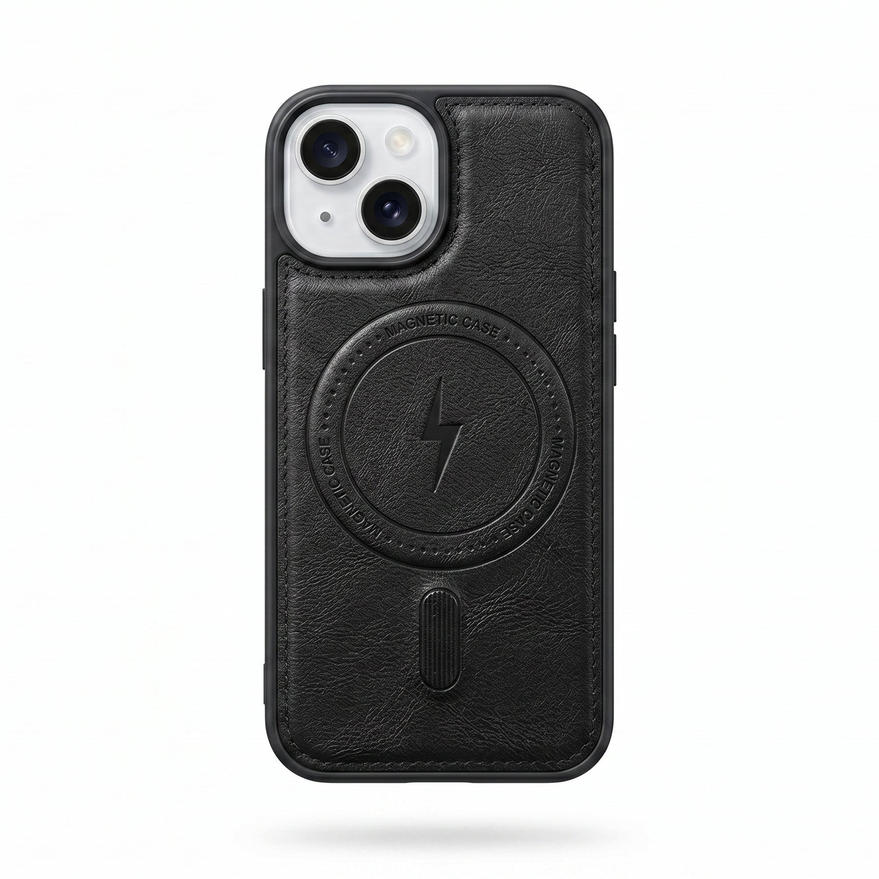 Leather case with wallet and Mag Safe