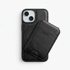 Leather case with wallet and Mag Safe