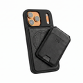 Leather case with wallet and Mag Safe