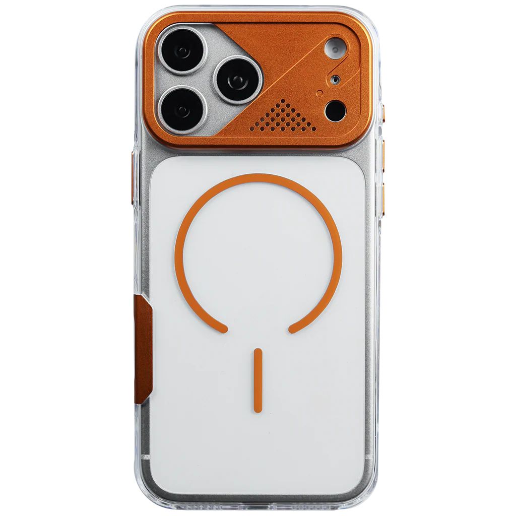 Metal Clear Case With Magsafe For iPhone