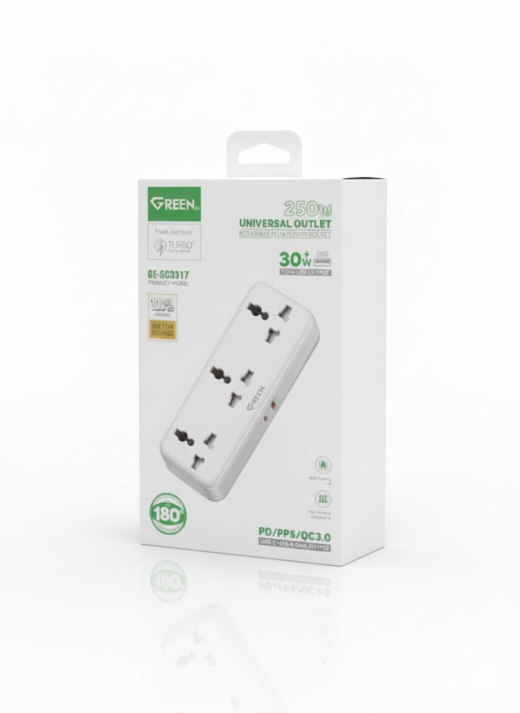 GREEN GE-SC3317 Universal Outlet | 1 year warranty